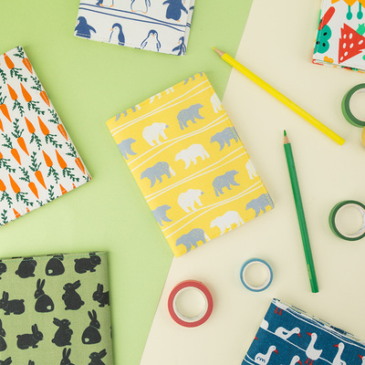 卡通印花布艺书套A6手帐本A5封套