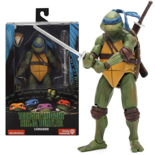 NECA 忍者神龟 1990电影版 TMNT 限定版 7寸可动手办公仔模型摆件