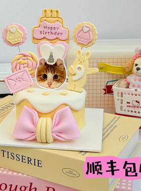 【夏日甜心】宠物蛋糕 无谷纯肉猫咪狗狗生日蛋糕雪纳瑞 北京同城