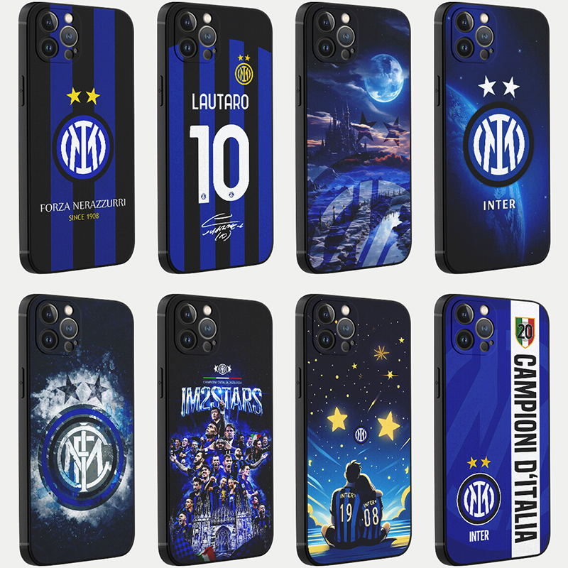 两颗星国际米兰手机壳硅胶壳国米