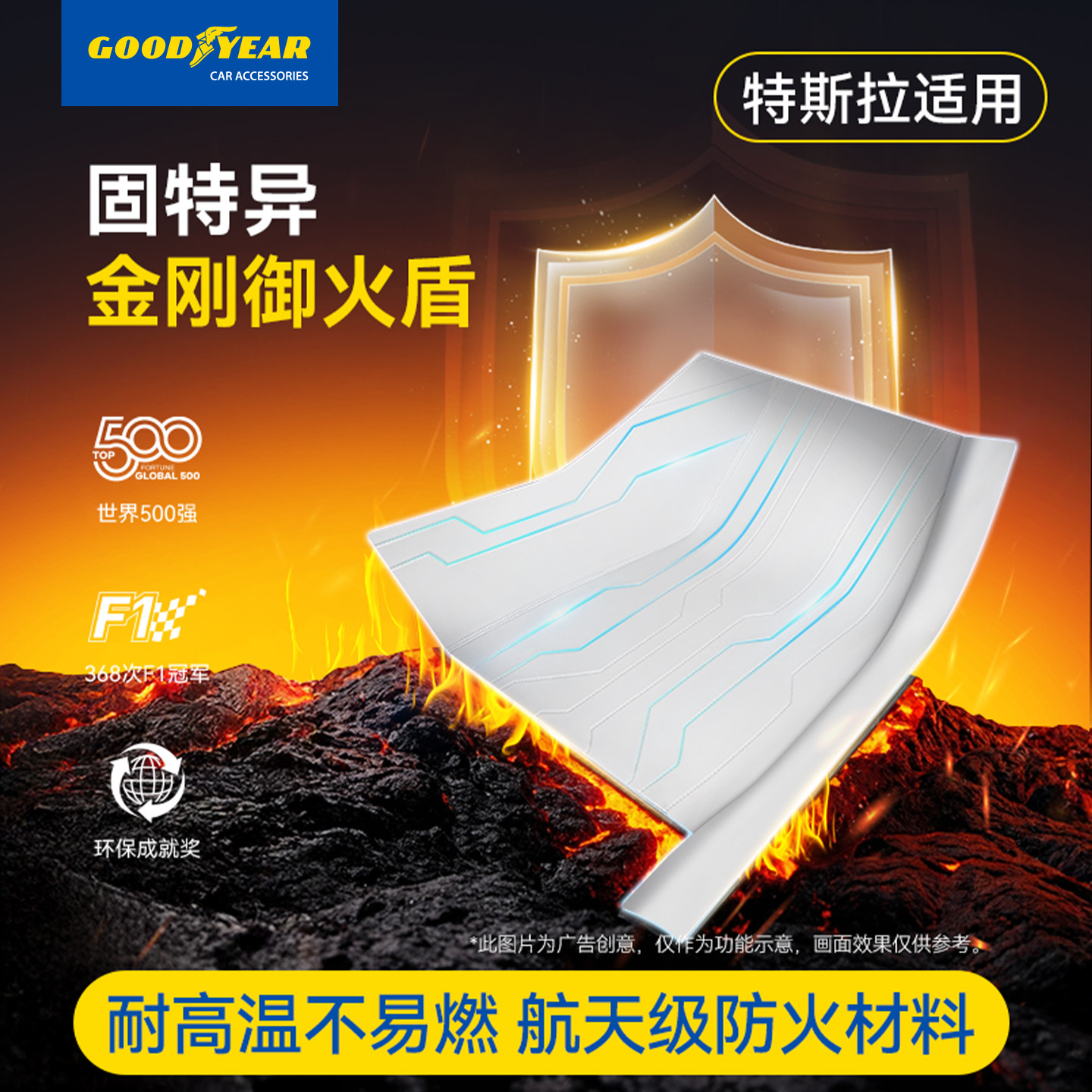 金刚御火盾360全包围脚垫