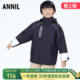 款 连帽风衣外套秋季 保暖加绒上衣防风 安奈儿男女童装 商场同款