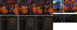 魔兽世界账号一区盗贼残虐暴烈血仇三套精锐套+原始胜利督军幻化
