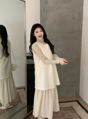 grapestone -上新温柔色系高领亲肤咩咩打底保暖毛衣D1153