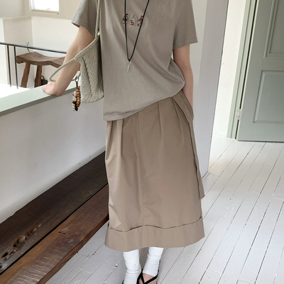 ECHOES OF LOVE-26夏上新印花圆领百搭短袖T恤1228