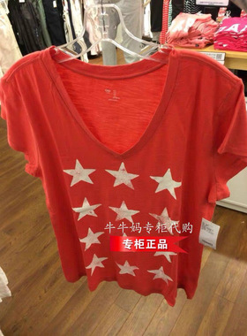 GAP女子短袖运动休闲宽松T恤158203