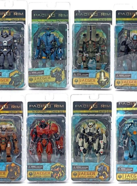 NECA 环太平洋 双刀流浪者尤里卡赤红 怪兽 机甲关节可动手办模型