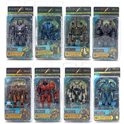 NECA 环太平洋 双刀流浪者尤里卡赤红 怪兽 机甲关节可动手办模型