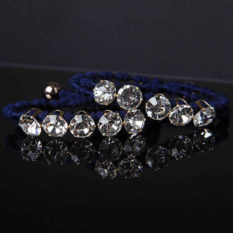 韩国百搭进口锆石水钻发圈发绳时尚蝴蝶结水晶带钻头绳扎头发皮筋在类目 饰品/流行首饰/时尚饰品新, 发饰中 - 来自Buy2taobao.com提供专业的淘宝代购服务