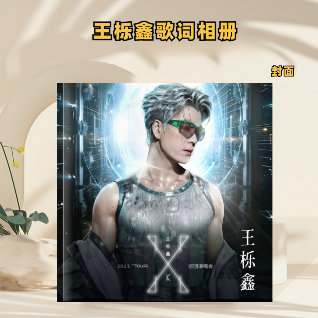 王栎鑫演唱会歌词相册高清写真集照片创意礼物纪念册（63首）