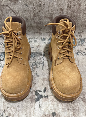 2026冬季新款英伦风厚底增高马丁靴女短靴YA靴31336