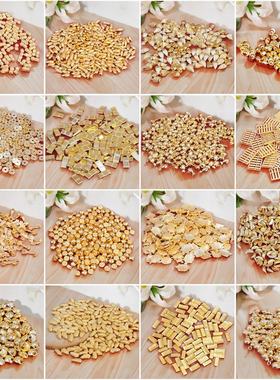 实心小元宝大米花生瓜子如意金砖葫芦聚宝盆填充客厅玄关装饰摆件