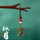 Sanxingdui Вертикальный глаз+Красные бусин