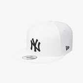 NY纯色系列 纽亦华 白色梭织棒球帽平檐可调节遮阳可调节 ERA NEW