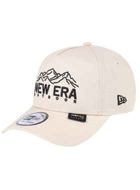 New Era纽亦华 户外系列 高顶透气款940可调节卡车帽子米白