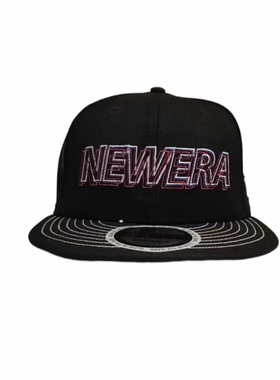New Era 纽亦华 朋克系列 经典logo可调节平檐遮阳情侣棒球帽