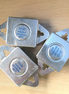 KSD307温控开关 电热水器温度控制器常闭温度突跳式250V 60A限温