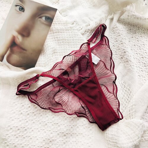 精品欧美轻奢蕾丝女士内裤低腰性感纯棉透气内裆时尚青年底裤包邮