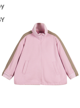 江南布衣童装H型立领开襟卫衣外套保暖冬季女童jnbybyjnby