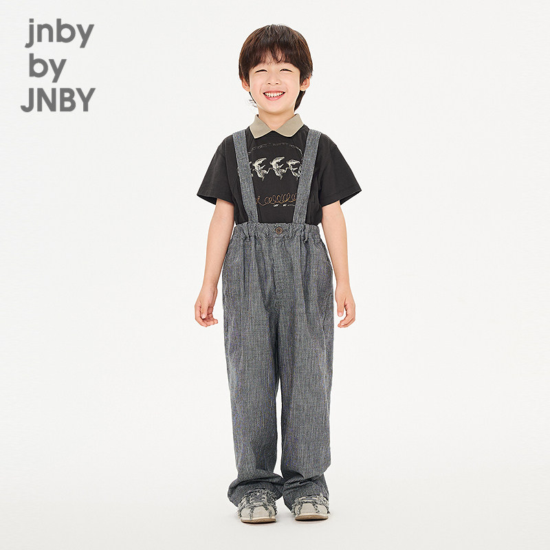 新款江南布衣童装背带长裤直筒裤26春男女童jnbybyjnby1
