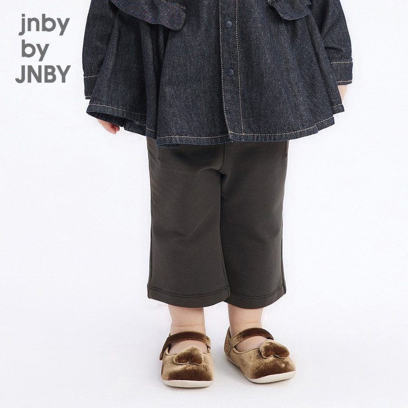 江南布衣婴童七分裤喇叭裤可爱舒适有弹力秋女童婴儿jnbybyjn