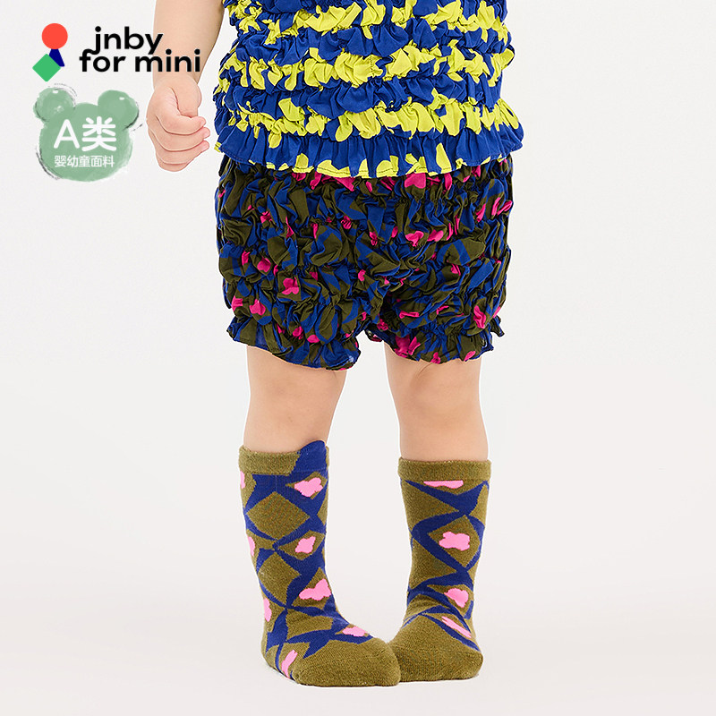江南布衣婴童短裤时尚印花随机束脚夏女童婴儿儿童jnbybyjnb