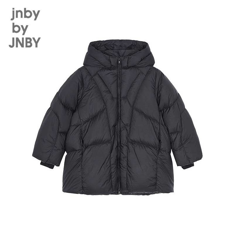 【运动系列】江南布衣童装中长款羽绒服H型26冬男女童jnbybyjnby