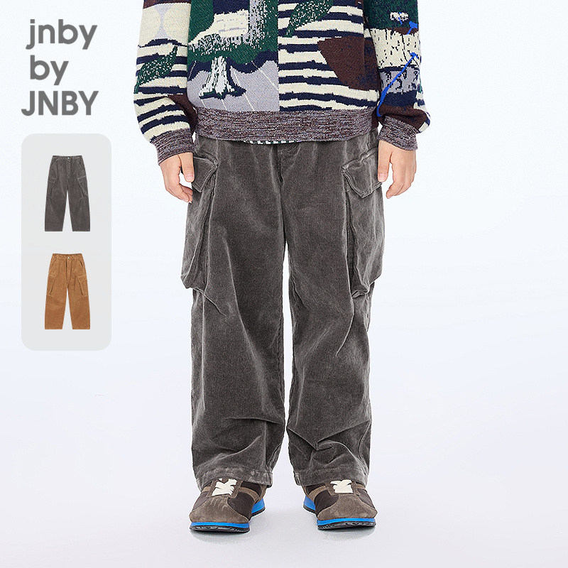 [秀场同款]江南布衣童装休闲宽松长裤工装裤时尚秋男童jnbybyjnby