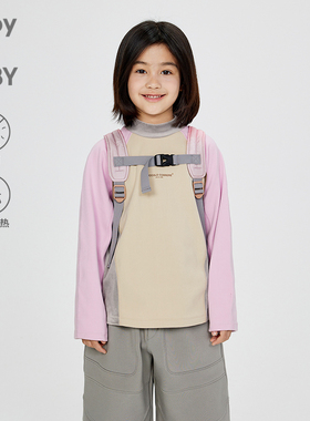 【运动系列】江南布衣童装AAA级抗菌长袖T恤秋男女童jnbybyjnby