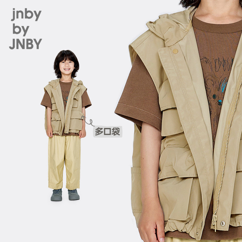 江南布衣童装马甲防水(拒水性）外出运动秋冬男童儿童jnbybyjnby