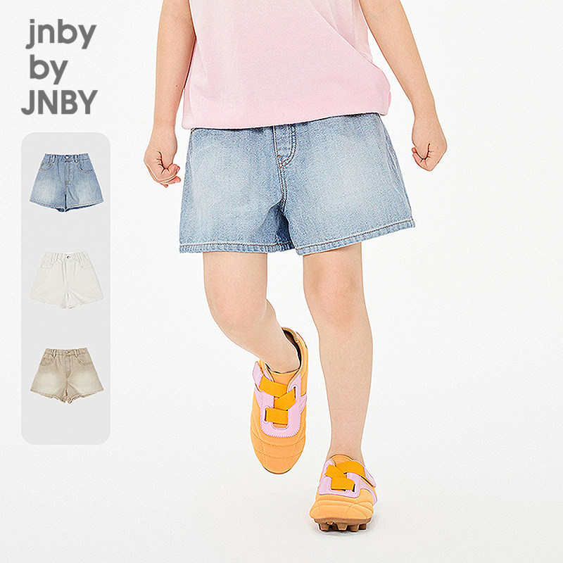 新款江南布衣童装牛仔短裤阔腿裤26夏女童jnbybyjnby1Q5E12760