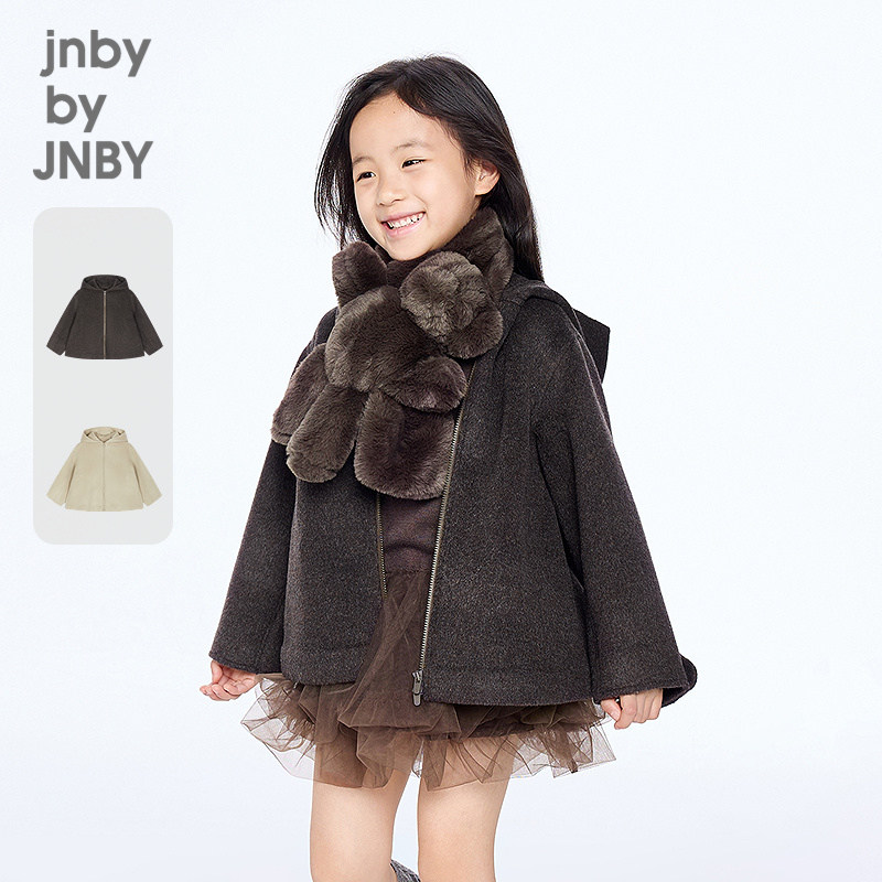 江南布衣童装短款呢大衣A型
