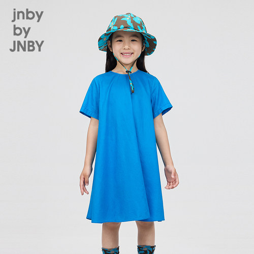 江南布衣童装棉休闲短袖连衣裙舒适公主裙女童儿童jnbybyjnby