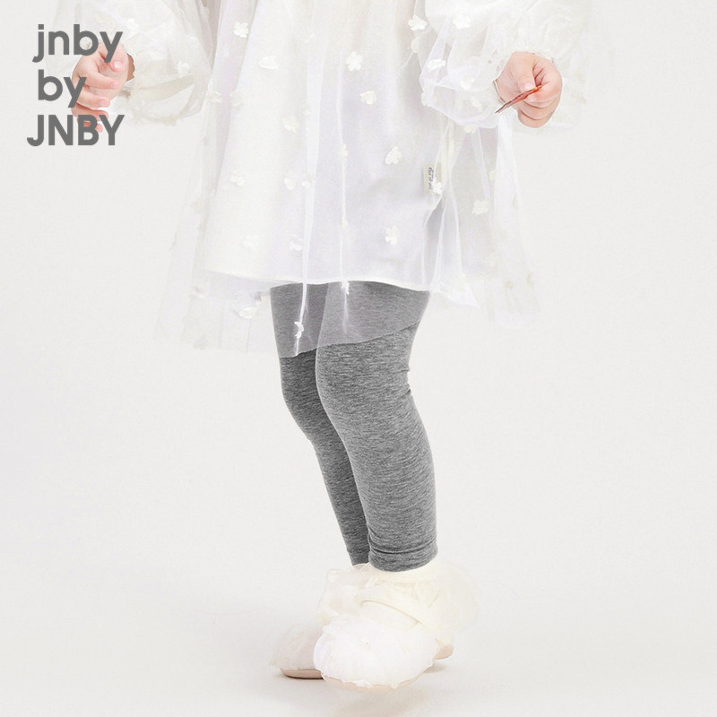 江南布衣婴童棉弹力紧身长款打底裤纯色高弹春女童婴儿jnbybyj