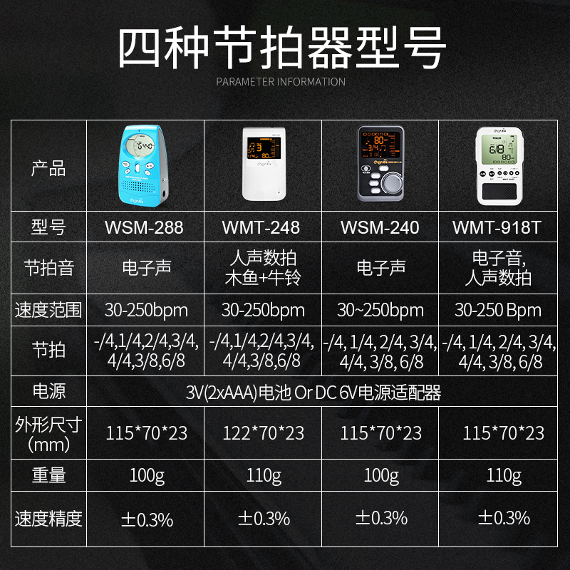 极速小天使电子节拍器m人声数拍钢琴架子鼓古筝R乐器通用三合一节