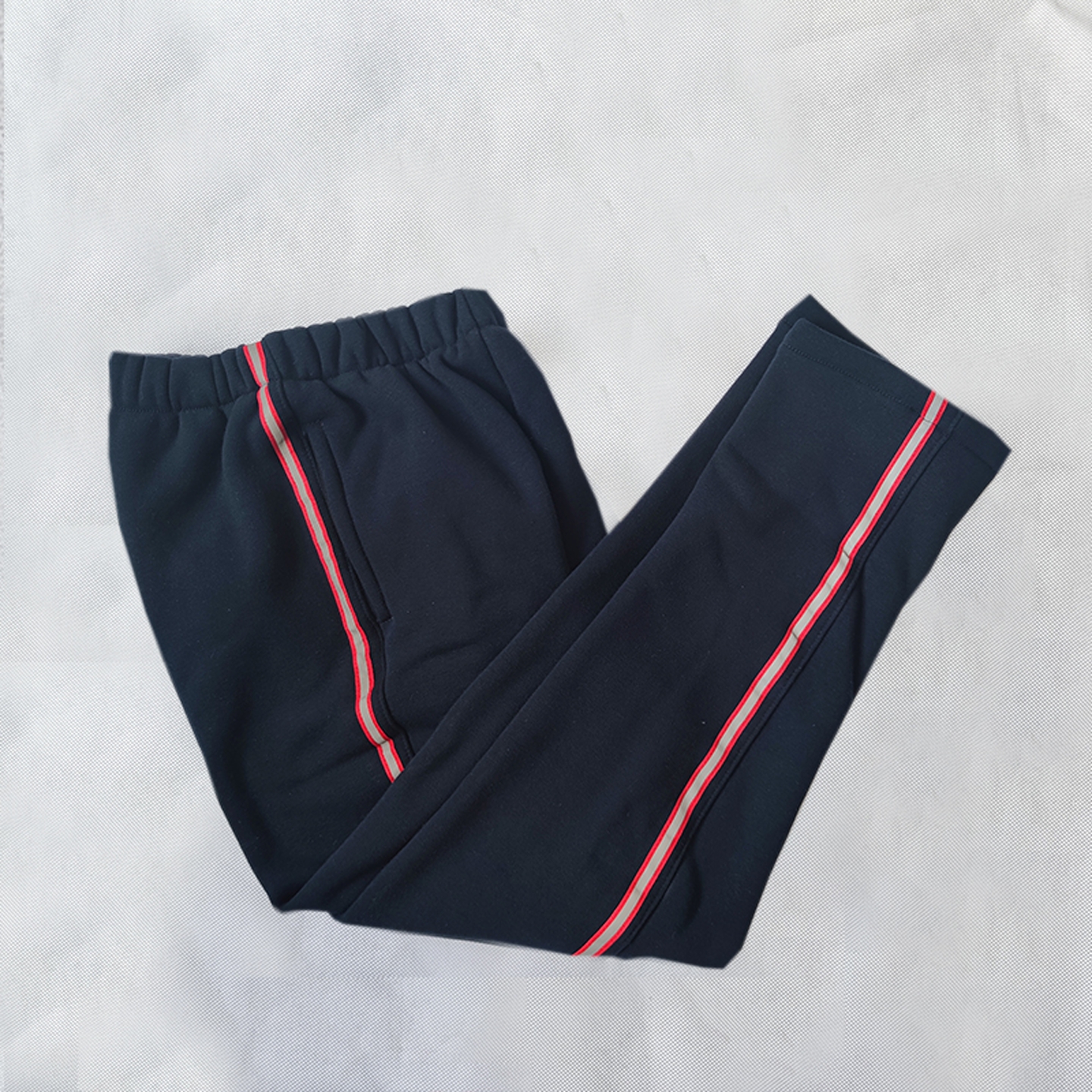 中高学生校服秋冬加绒藏蓝可定制