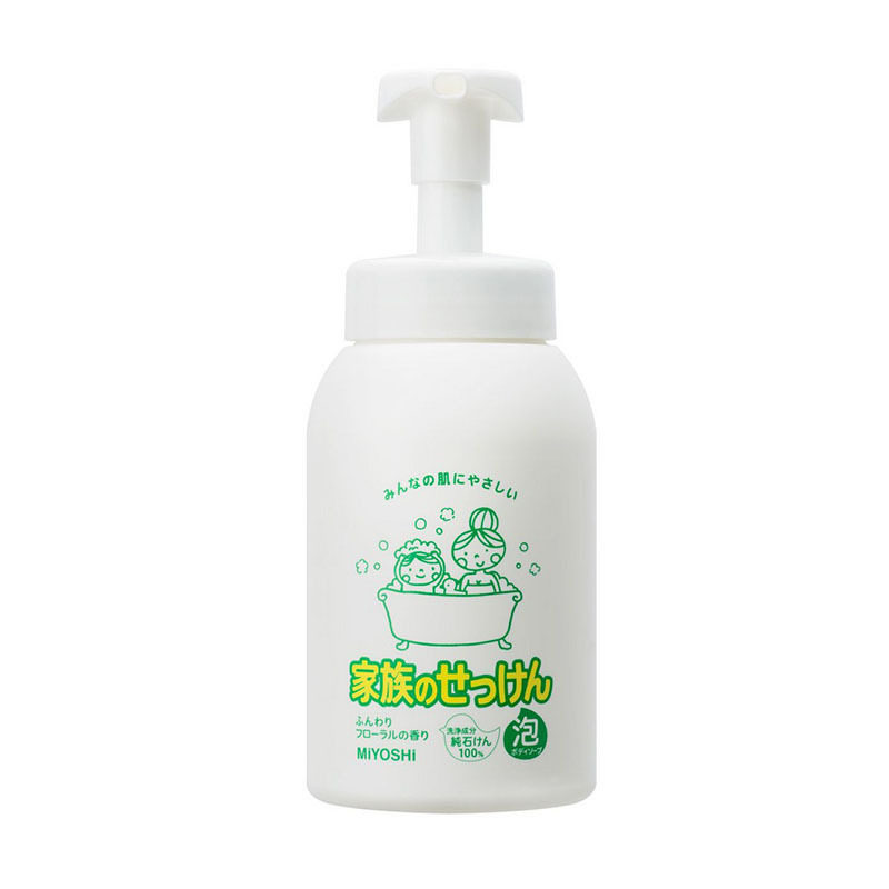 海淘 三芳 家庭用泡沫沐浴露 天然肥皂清爽不黏腻儿童可用600ml