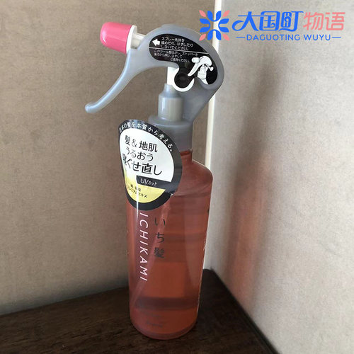 海淘 Kracie肌美精 Ichikami草本植物整发喷雾 防UV护里翘发250ml