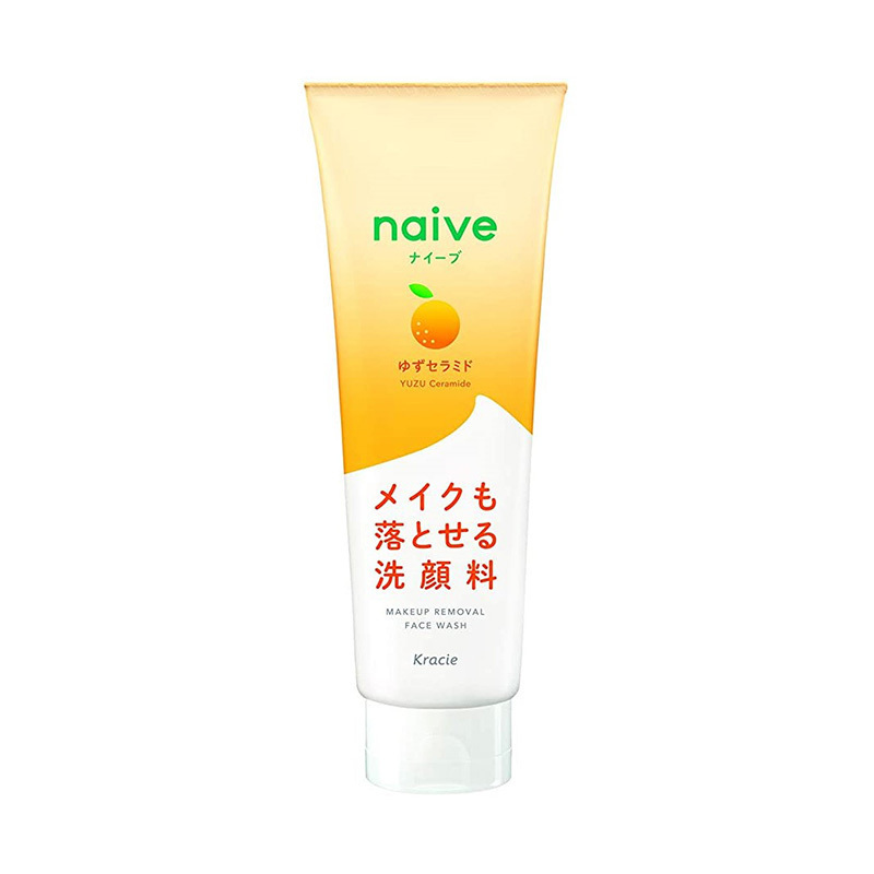 海淘 肌美精naive卸妆洁面二合一 纯植物成分保湿清洁洗面奶200g