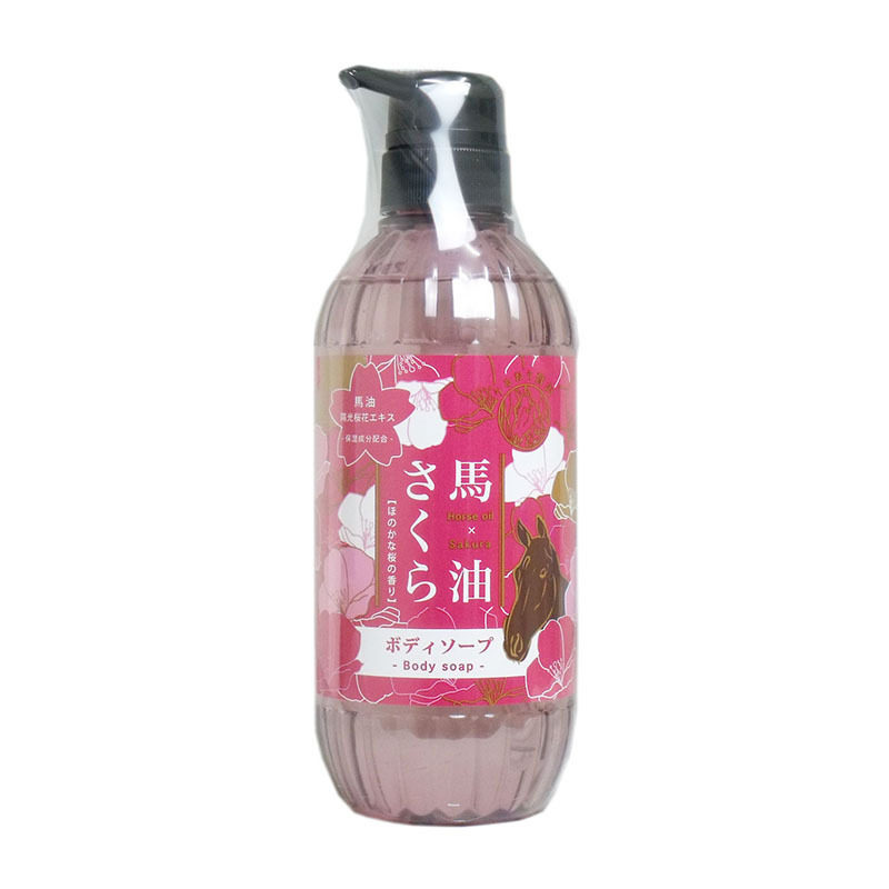 海淘 Phoenix 马油樱花沐浴露 高保湿力 植物性清洁成分温和500ml
