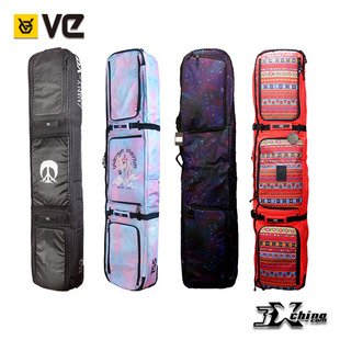 VE单板滑雪收纳包拖轮款 轻便耐用防水大容量 干湿隔离袋