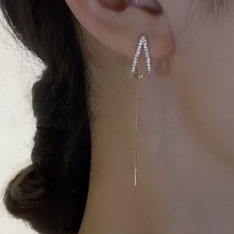 小众设计感水滴耳线女气质简约长款耳环新款时尚个性耳坠养耳洞,饰品/流行首饰/时尚饰品新,耳环,淘宝优惠券,粉丝福利购,淘宝优惠卷