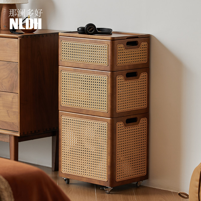 藤编篮筐脏衣服洗衣篮家用脏衣篓毛绒玩具收纳筐可移动娃娃收纳桶