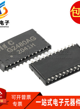 G2480AG SOP24脚 全新贴片超薄型千兆以太网网络隔离变压器滤波器