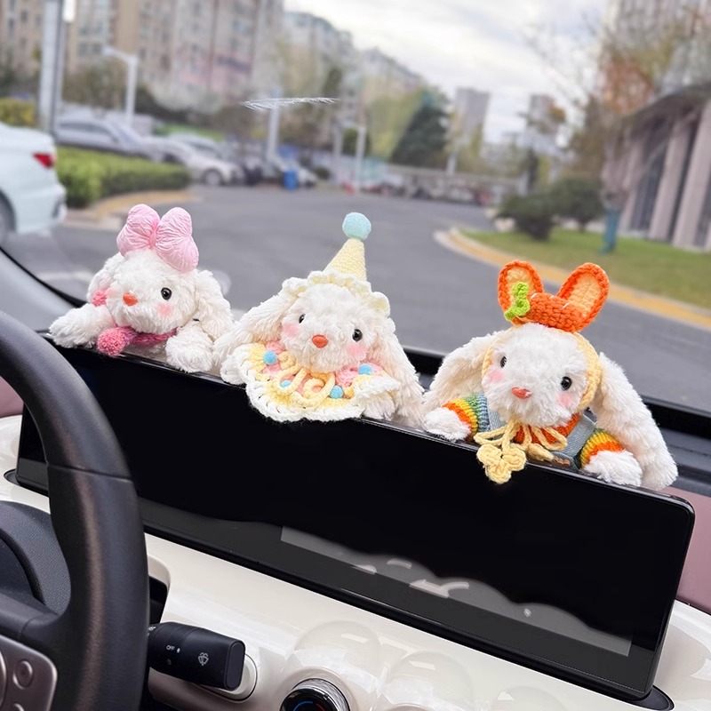 汽车中控显示屏幕车内饰品公仔