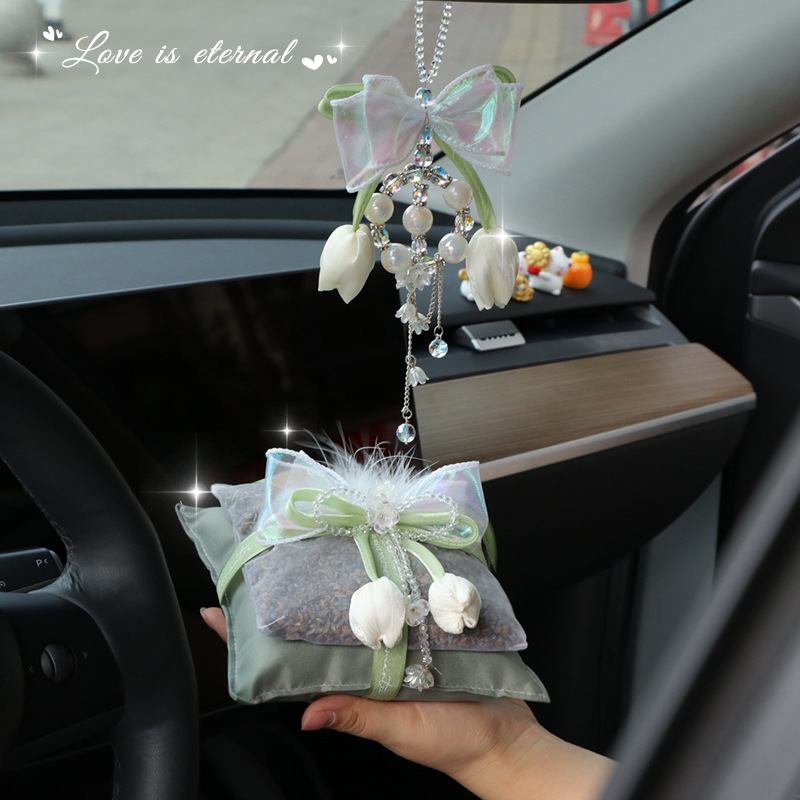 车载干花竹炭包除甲醛去异味