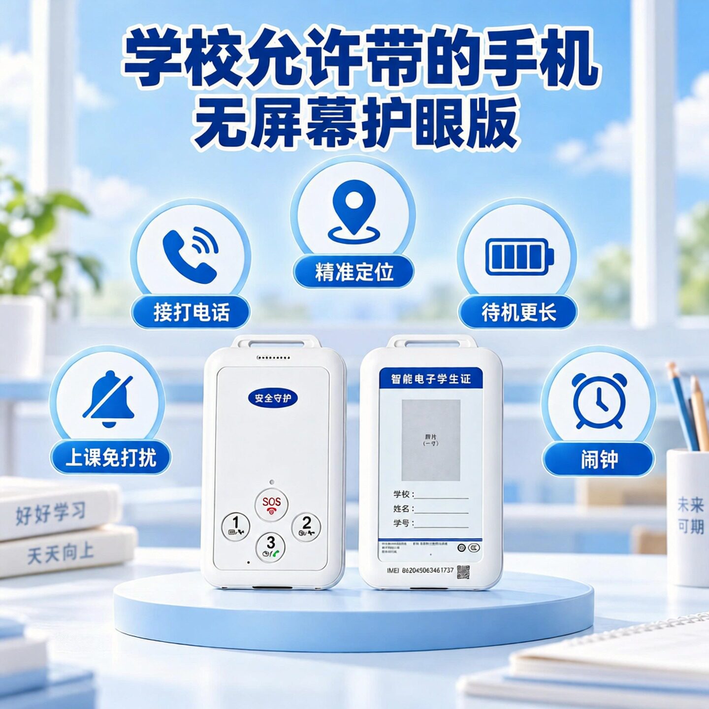 校讯通初高中学生专用超长待机支付定位视频通话触屏学生卡片手机