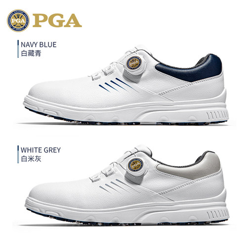 美国PGA 百年品牌 高尔夫球鞋男鞋透气运动旋钮鞋带鞋子golf鞋 - 封面