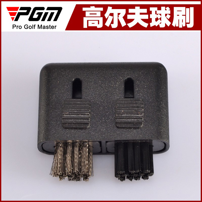 Bàn chải golf hai lỗ màu đen bàn chải chất lượng cao bàn chải golf bàn chải có thể thu vào