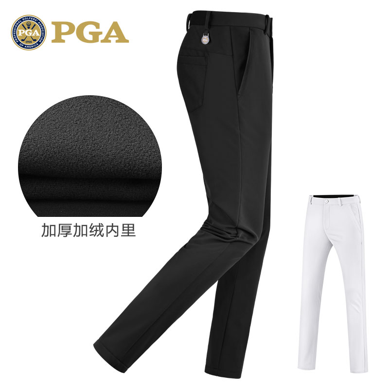 Mỹ PGA Quần Golf Nam Mùa Thu Đông Nỉ Ấm Quần Quần Áo Nam Thun